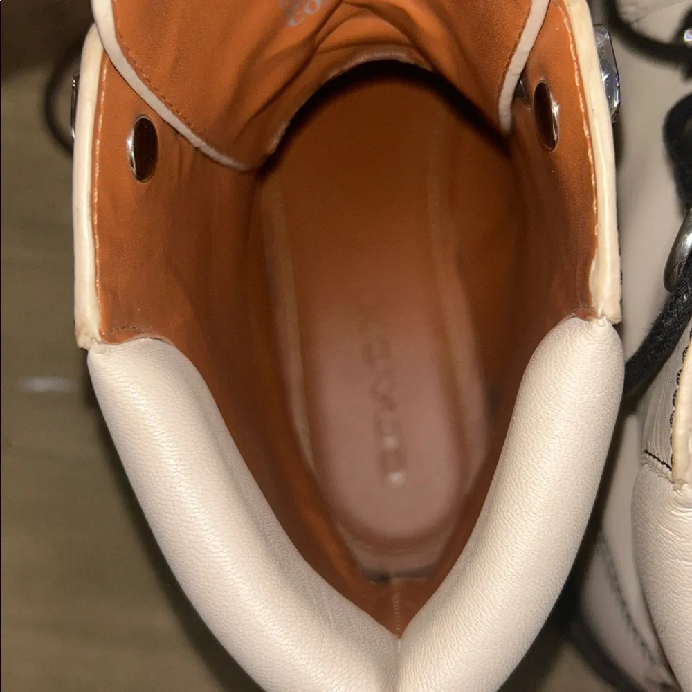 Coach Restored Lorimer Bootie Size 9.5 in Chalk White - Picture 13 of 14